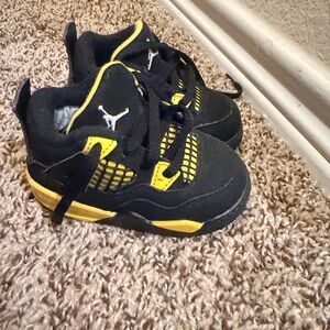 Yellow and Black Jordans